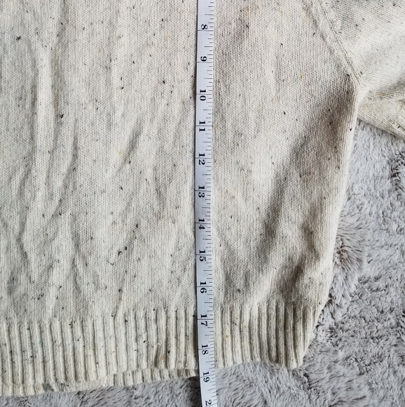 Rubbish Mock Neck Cotton Blend Big Button Drawstring Cardigan Size S - Picture 7 of 8